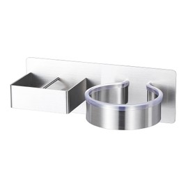 XILIMEN Hair Straightener Holder, Blow Dryer Holder Wall Mounted, Hair Tool Organizer, Hair Dryer Storage