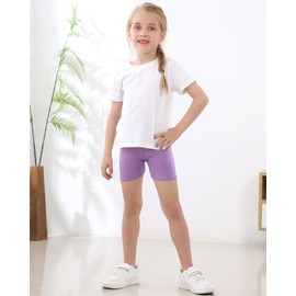 Adorel Girls Shorts Short Leggings Summer Solid Color Pack of 8 Colorful Childhood 5-6 Years (Manufacturer Size 130)