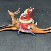 Kurt Adler Christmas Holiday Whimzles Santa On Reindeer ornament NIB