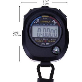 Digital Stopwatch- Timer Set Multi-Function Professional Handeled  Large Display (Style B)