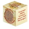 Christian Brands Growing in Faith Small Wooden Prayer Cube, 1.75"