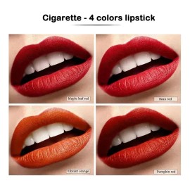 Set 8 Lápices Labiales Mate Colores Populares Duraderos