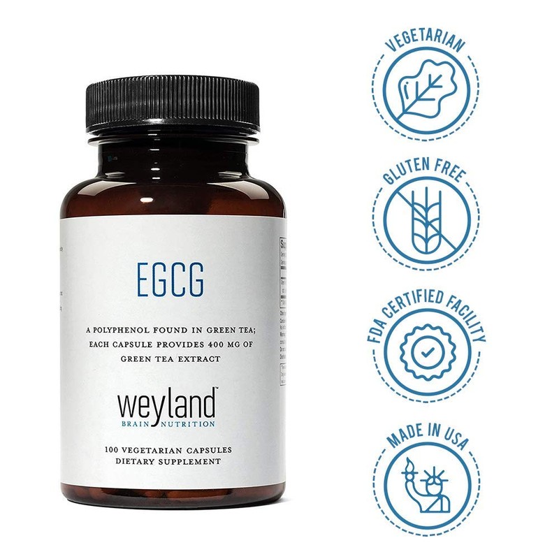 Weyland Brain Nutrition EGCG | Green Tea Extract | 400