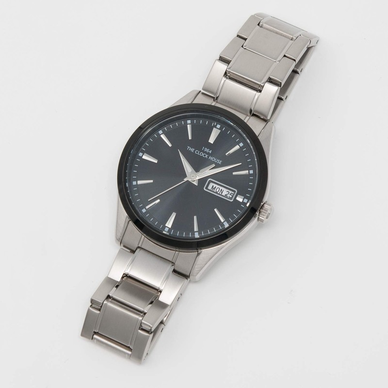 The Clock House MBC1005-BK1A Men's Watch, Business Casual, Solar, Bracelet