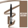 Maybelline New York TattooStudio Brow Tint Pen Makeup, Medium Brown,