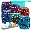Wegreeco Cloth Diapers 6 Pack with Inserts & Wet Bag,