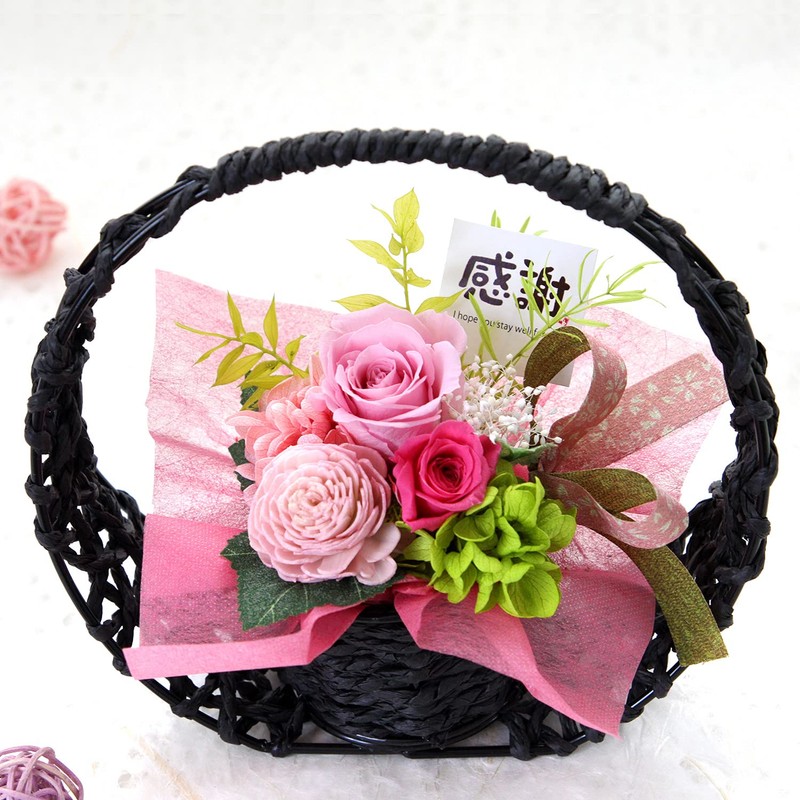 Hanayu Japanese Preserved Flower Flower Night Moon Pink - Thank
