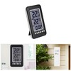LCD Digital Indoor Outdoor Thermometer Clock Temperature Meter Wireless for