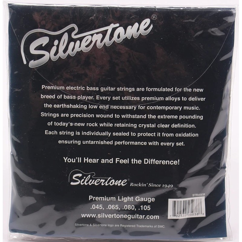 Silvertone Bass Strings STR45EB