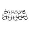 Sendt 10 Pack Black Notebook/Laptop Keyed Alike Locks