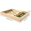 Jwinkumy Shut The Box Game, Wooden Double-Sided 9-Number Dice Game