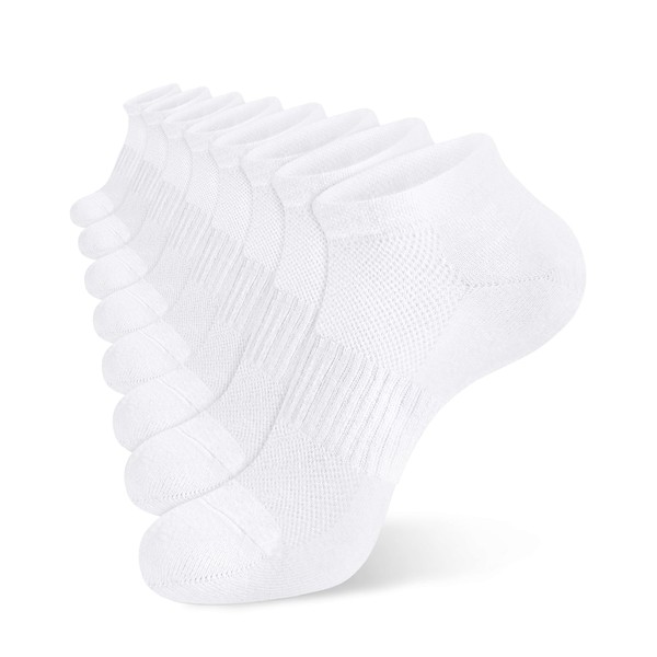 Jane Stone Mens Ankle Socks 8 Pack Low Cut Mens