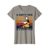 A Dirty Hoe Is A Happy Hoe Vintage Retro Funny