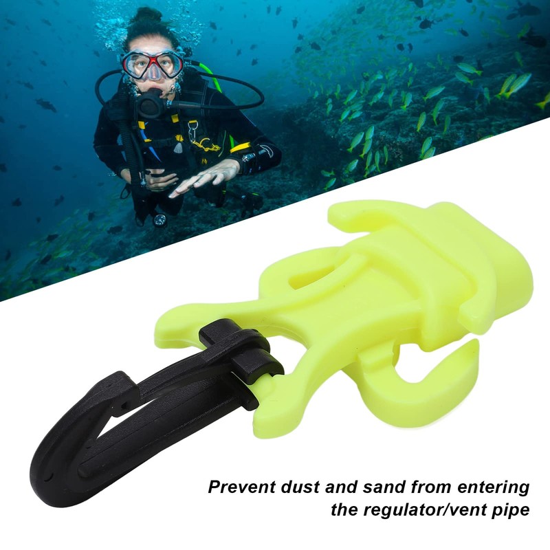 Scuba Diving Octopus Holder, Scuba Dive Mouthpiece Holder Plastic Diving