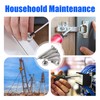 450PCS Self Tapping Screws for Metal, 410 Stainless Steel Self