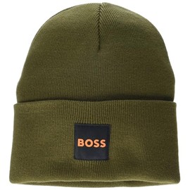 BOSS Square Logo Double Layer Beanie