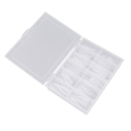 Housoutil Diamond Shape Nail Tips Reusable Nail Extension Model for Fit for Parties Special Events Strong Design