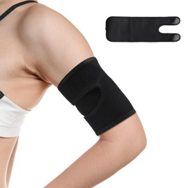 Upper Arm Compression Sleeve, Adjustable Splint for Biceps and Elbow Tendonitis, Comfortable and Breathable Support for Men and Women, for Sports and Recovery After