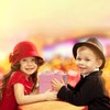 GP SUP Gift Box with Lid & Ribbon for present,