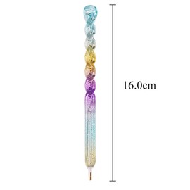 Ipetboom 2pcs Rhinestones Picker Rhinestones Pencil Diamond Picture Dotting Pen Pens + Pencil Clay Modeling Tools Nail Art Dotting Tools Nail Art Pen Drilling Tool Diamond Drawing
