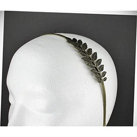 Perfect Hairstyle with Our Hair Accessories - Bronze Laurel Wreath Leaf Crown Leaves Headband Hair Band Greek Toga Roman Fashionable Hair Accessory Hair Jewelry Accessories for Lady Women