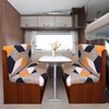 CCJZBCAU RV Dinette Cushion Covers Stretchable RV Dinette Seat Covers