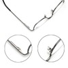 Half Frame Reading Glasses, Half Metal Moon Readers for Women