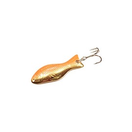 AL's Goldfish Lure Co. G200 Original AL's Goldfish Fishing Lure, 1/4-Ounce, 6 Hook (Gold Orange)