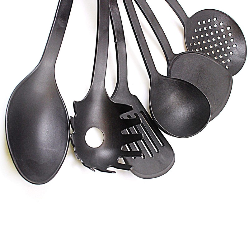 Bahob® Premium 6pc Nylon Kitchen Utensil Set for Cooking 30cm