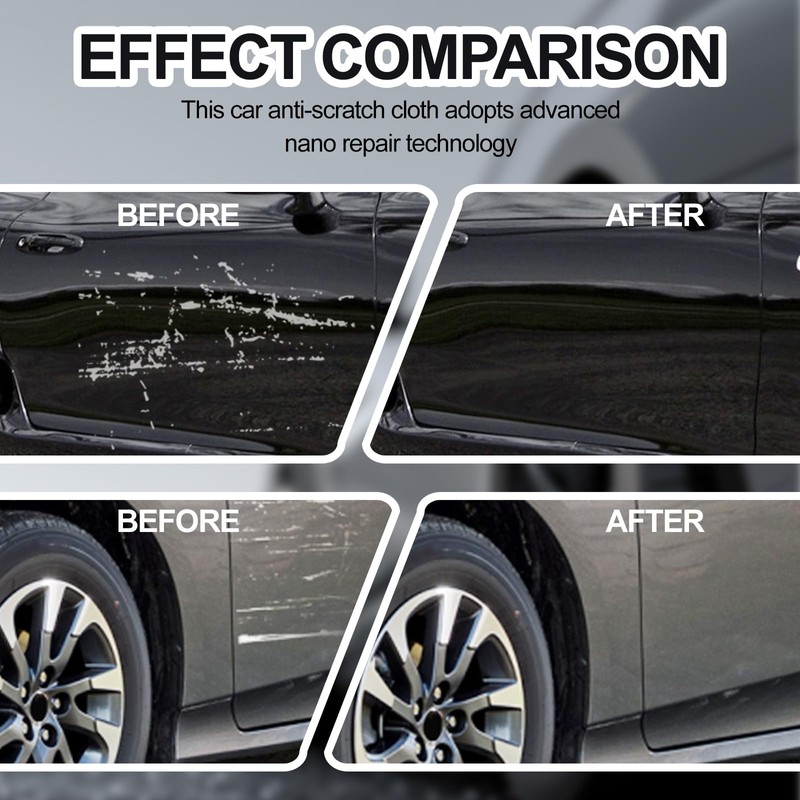 Katyjun Nanosparkle Cloth, Nano Cloth in Test for Car, Pack