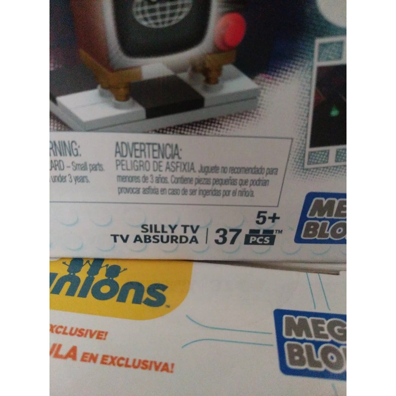MEGA Minions Mega Bloks Silly TV 37 Pcs. 2015 MEGA