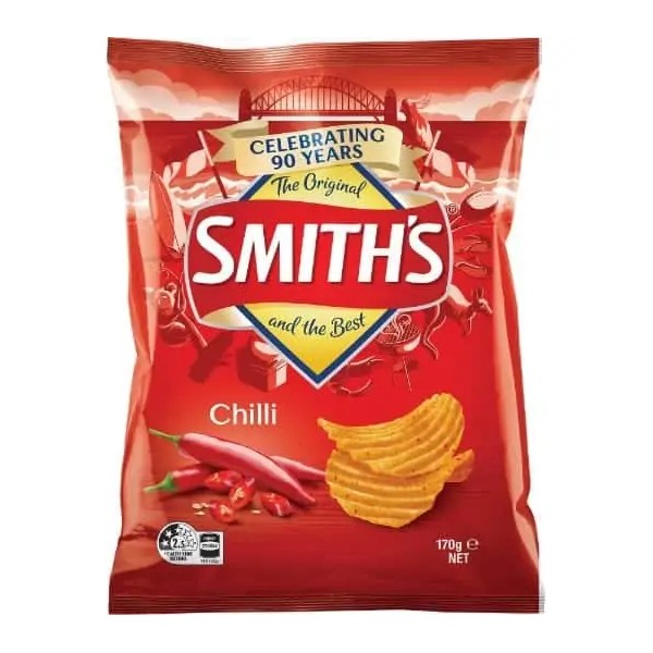 Smiths Crinkle Chips Chilli 170g