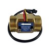 SENSTREE G1" Male Thread Brass Water Flow Sensor, Hall Effect