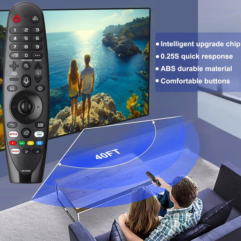 Voice Magic Remote Control for LG UHD OLED QNED NanoCell