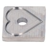 Heart Shape Cutting Die Alloy Steel Clean Cutting Surface Leather