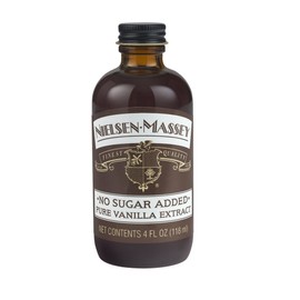  Nielsen-Massey No Sugar Added Pure Vanilla Extract, with Gift Box, 4 ounces