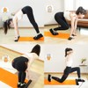 Slide Board with Shoe Cover Slimming Exercise Guide Slide Mat
