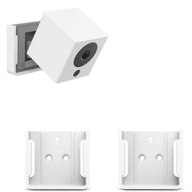 2PACK Wall Mount Kit for Wyze Cam V2/V1 with Screwless and VHB Stick On - Easy to Install, No Tools Needed, No Mess, No Drilling, Strong Adheasive Mount(Not for Wyze Cam and Wyze Cam V3 )