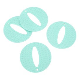 4Pcs Pain Reducer, Reusable Immunization Assist Pads, Lightweight Immunization Blocker for Kids and Adults (Light Green)