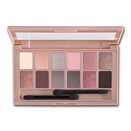 Maybelline Maquillaje Eye Shadow Palette The Blushed, color Rosas/Cafes