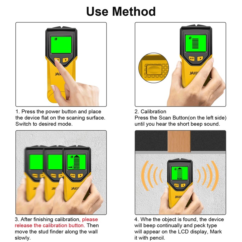 Stud Finder Wall Scanner - 5 in 1 Stud Finder