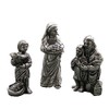DANFORTH – Innkeeper Family Nativity Set – Handcrafted Pewter Nativity Set/Scene, Made in USA