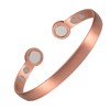 EnerCoppeX Copper Bracelets Brazaletes for Women, Adjustable Cuff Bangles, Cross