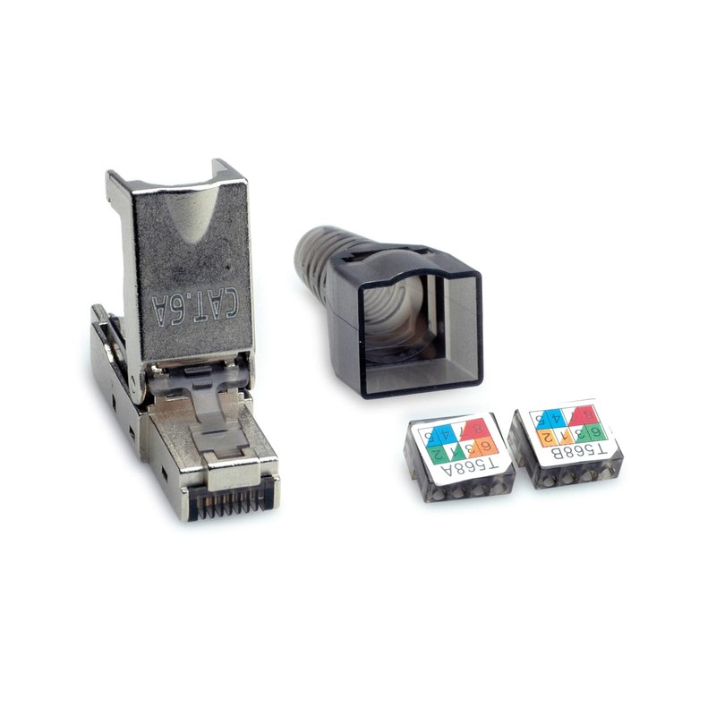VALUE Field-mountable RJ-45 plug CAT.6A (Class EA), STP