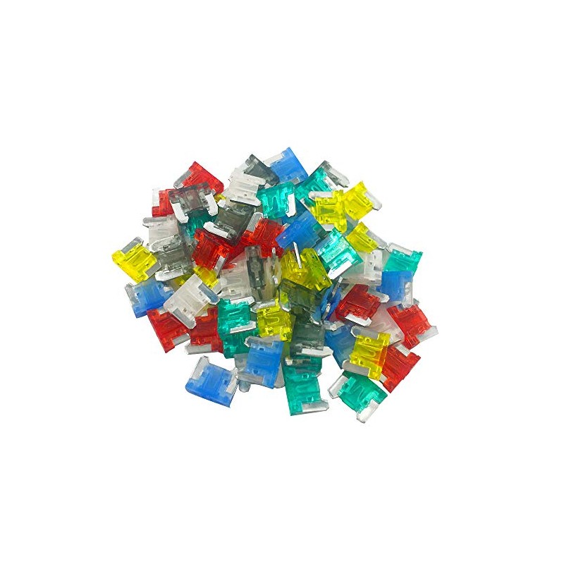 (60 Pcs) MCIGICM Low Profile Mini Fuse, 7A 10A 15A
