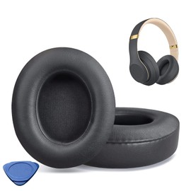 hopopower Replacement Earpads for Beats Studio 2 & Studio 3 Wired & Wireless Headphones, Ear Pads Cushions with Softer Protein Leather, Noise Isolation Memory Foam (Titanium)