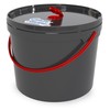 Germ-Away Stay-Clean Bucket Refillable Wet Wipe Dispenser with Handle, 11