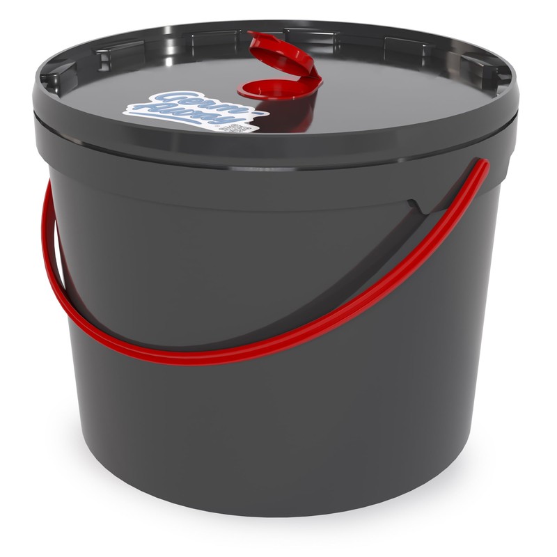 Germ-Away Stay-Clean Bucket Refillable Wet Wipe Dispenser with Handle, 11
