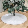 Christmas Tree Skirt, Plush Christmas Tree Skirts Christmas Decoration Faux