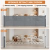 Upgrade 200 inch Extra Wide Retractable Baby Gates, 42 inch